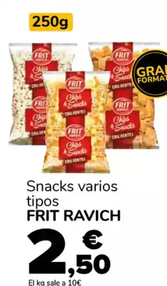 Supeco FRIT RAVICH Snacks varios tipos oferta