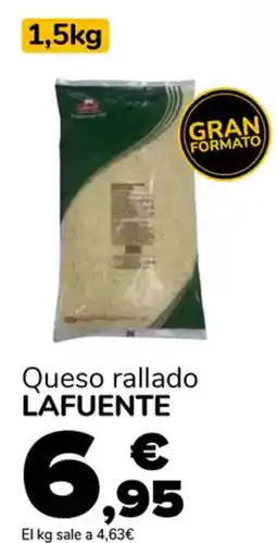 Supeco LAFUENTE Queso rallado oferta