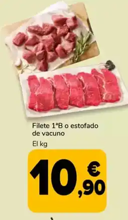 Supeco Filete 1ºB o estofado de vacuno oferta