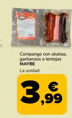 Supeco MAYBE Compango con alubias, garbanzos o lentejas oferta