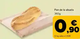 Supeco Pan de la abuela oferta