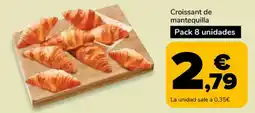 Supeco Croissant de mantequilla oferta