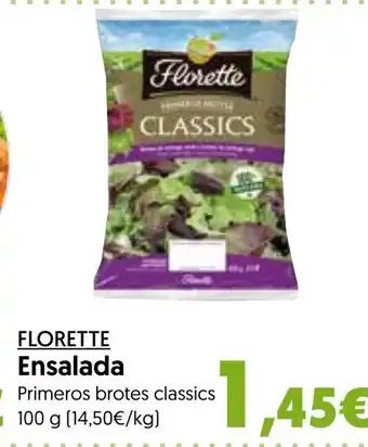 Hiper Usera FLORETTE Ensalada oferta