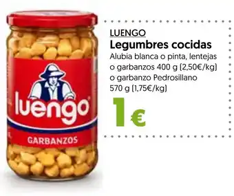 Hiper Usera LUENGO Legumbres cocidas oferta