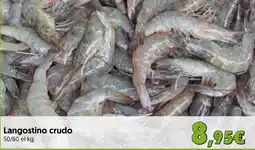 Hiper Usera Langostino crudo oferta