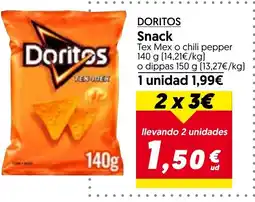 Hiper Usera DORITOS Snack oferta