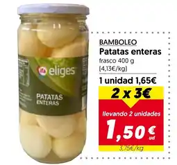 Hiper Usera BAMBOLEO Patatas enteras oferta