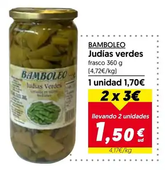 Hiper Usera BAMBOLEO Judias Verdes oferta