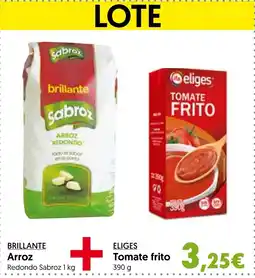 Hiper Usera BRILLANTE Arroz + ELIGES Tomate frito oferta