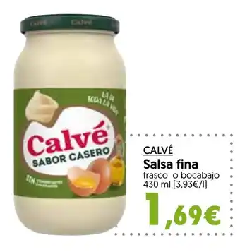 Hiper Usera CALVÉ Salsa fina oferta