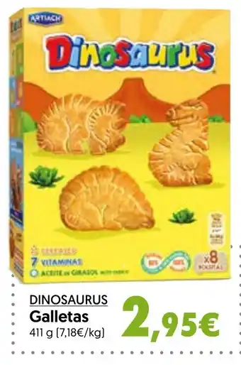 Hiper Usera DINOSAURUS Galletas oferta