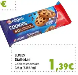 Hiper Usera ELIGES Galletas Cookies chocolate oferta