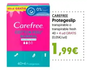 Hiper Usera CAREFREE Protegeslip oferta