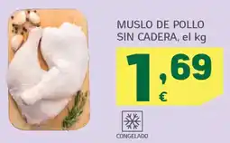 HiperDino Muslo de pollo sin cadera oferta