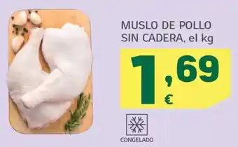 HiperDino Muslo de pollo sin cadera oferta