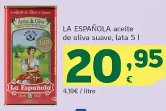 HiperDino LA ESPAÑOLA aceite de oliva suave oferta