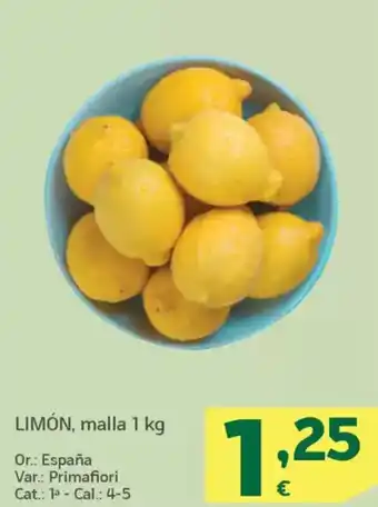 HiperDino Limón, malla oferta