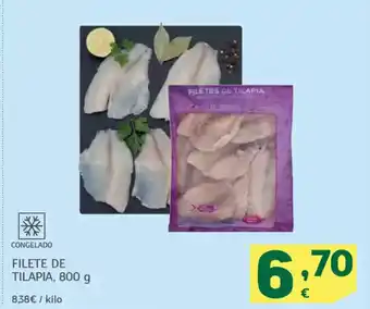 HiperDino Filete de tilapia oferta