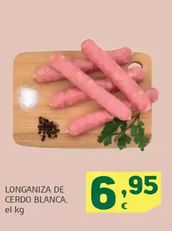 HiperDino LONGANIZA DE CERDO BLANCA oferta