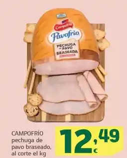 HiperDino CAMPOFRÍO pechuga de pavo braseado oferta