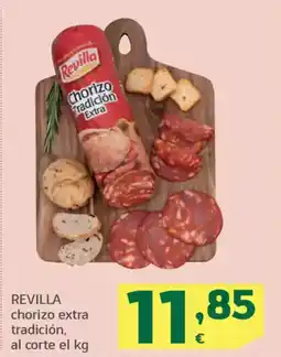 HiperDino REVILLA chorizo extra tradición, oferta