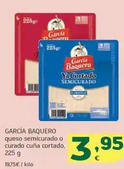 HiperDino GARCÍA BAQUERO queso semicurado o curado cuña cortado oferta