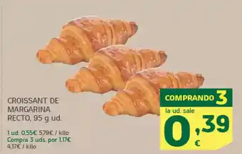 HiperDino Croissant de margarina recto oferta