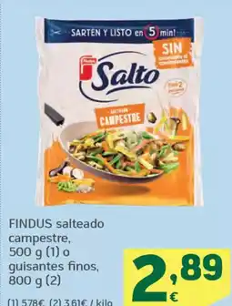 HiperDino FINDUS salteado campestre oferta