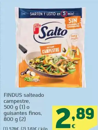 HiperDino FINDUS salteado campestre oferta