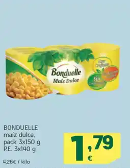 HiperDino BONDUELLE maíz dulce, oferta