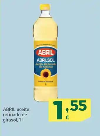 HiperDino ABRIL aceite refinado de girasol oferta