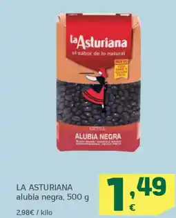 HiperDino LA ASTURIANA alubia negra oferta