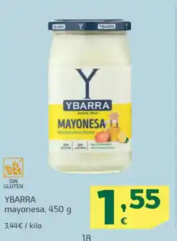 HiperDino YBARRA mayonesa oferta