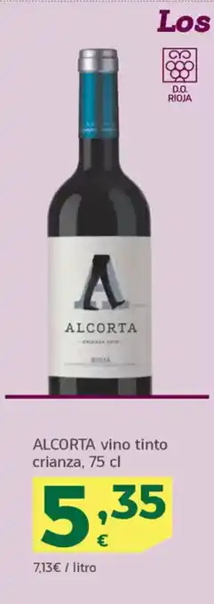 HiperDino ALCORTA vino tinto crianza oferta