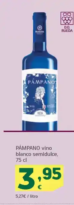 HiperDino PÁMPANO vino blanco semidulce oferta