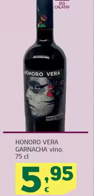 HiperDino HONORO VERA GARNACHA vino oferta