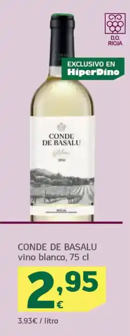 HiperDino CONDE DE BASALU vino blanco oferta