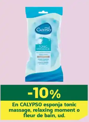 HiperDino CALYPSO En esponja tonic massage, relaxing moment o fleur de bain oferta