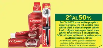 HiperDino COLGATE En max white purple o expert original oferta