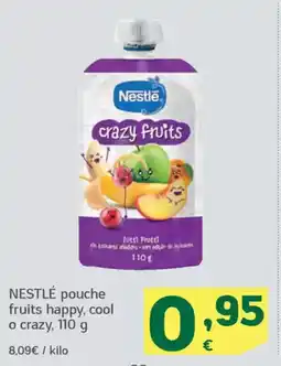 HiperDino NESTLÉ pouche fruits happy, cool o crazy oferta