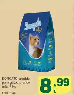 HiperDino DONGATO comida para gatos pienso mix oferta