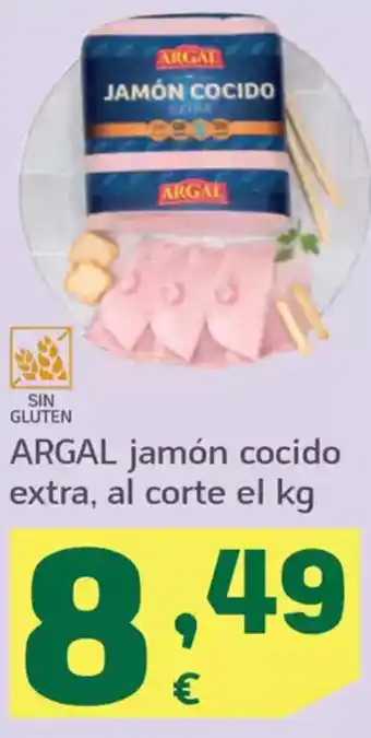 HiperDino ARGAL jamón cocido extra oferta