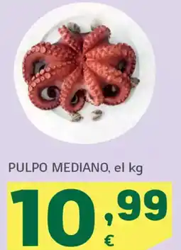 HiperDino Pulpo mediano oferta