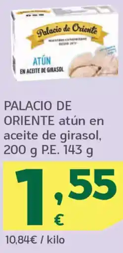 HiperDino PALACIO DE ORIENTE atún en aceite de girasol oferta