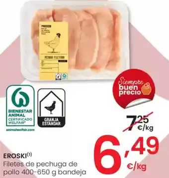 Eroski EROSKI Filetes de pechuga de oferta