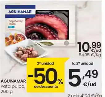 Eroski AGUINAMAR Pata pulpo oferta