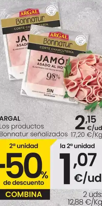 Eroski ARGAL Los productos Bonnatur señalizados oferta