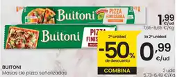 Eroski BUITONI Masas de pizza señalizadas oferta