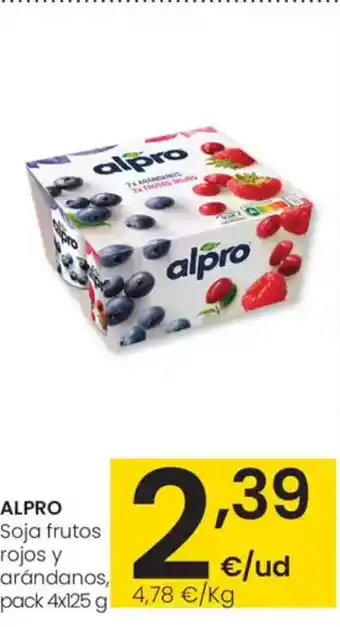 Eroski ALPRO Soja frutos rojos y arandanos oferta