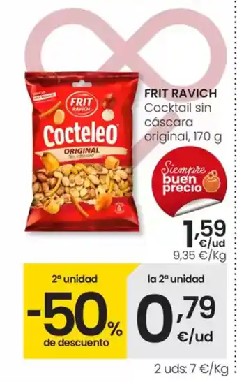 Eroski FRIT RAVICH Cocktail sin cáscara Cocteleo original oferta